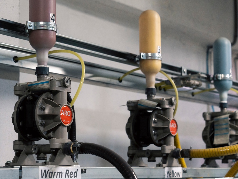 Paint mixing station