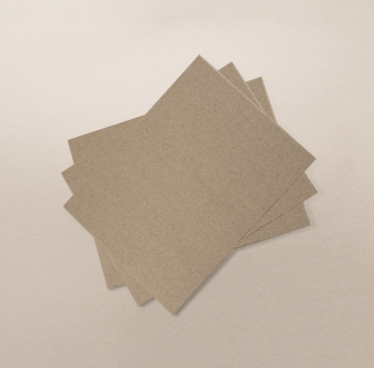 Corrugated cardboard in sheets